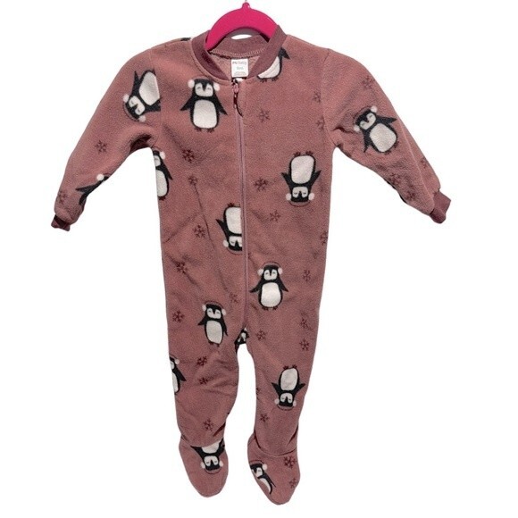 PL Baby Zippered Fleece Sleeper, 9 Months - Picture 1 of 5